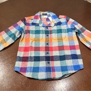 Gap Baby Boy Flannel Shirt - Size 5T - Color Multi - BNWT